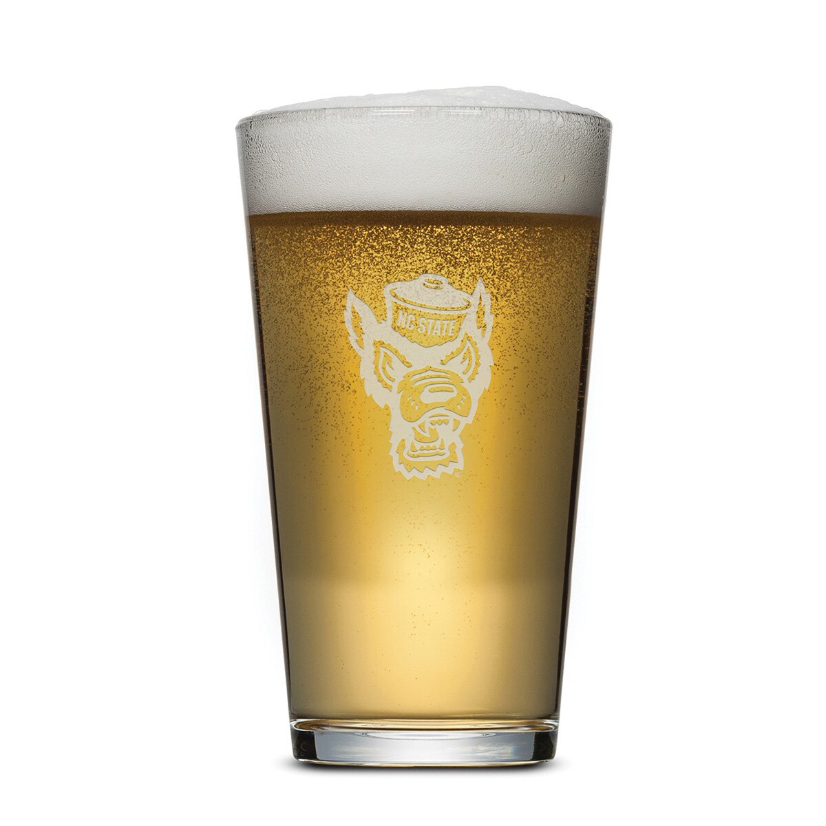 Pub Glass 16oz Wolfhead